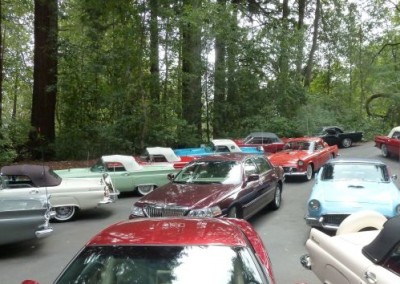 Thunderbirds in parking lot